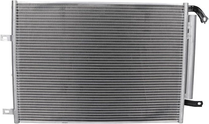 AC Condenser Compatible with 2014-2018 Jeep Cherokee Latitude/Sport/Limited/Trailhawk 4-Door – Radiator Cooling Fan Assembly, Replacement 4361, 52014775AB, CH3030251