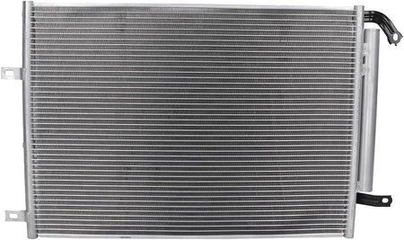 AC Condenser Compatible with 2014-2018 Jeep Cherokee Latitude/Sport/Limited/Trailhawk 4-Door – Radiator Cooling Fan Assembly, Replacement 4361, 52014775AB, CH3030251 - KUDUPARTS