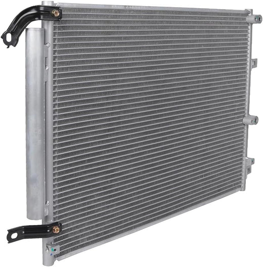 AC Condenser Compatible with 2014-2018 Jeep Cherokee Latitude/Sport/Limited/Trailhawk 4-Door – Radiator Cooling Fan Assembly, Replacement 4361, 52014775AB, CH3030251 - KUDUPARTS