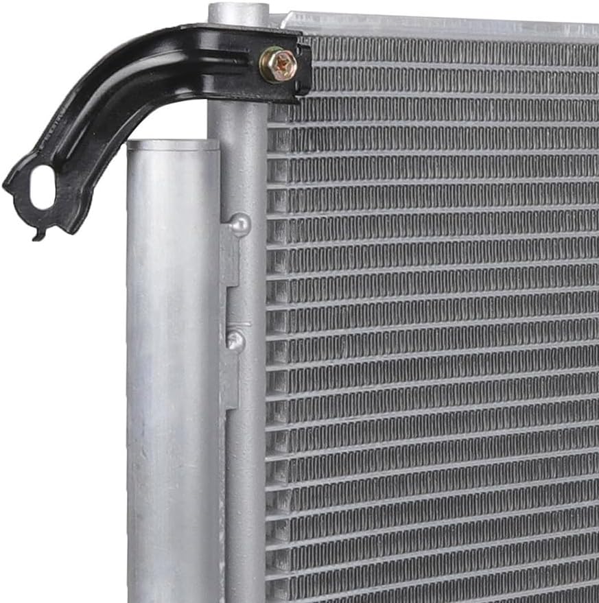 AC Condenser Compatible with 2014-2018 Jeep Cherokee Latitude/Sport/Limited/Trailhawk 4-Door – Radiator Cooling Fan Assembly, Replacement 4361, 52014775AB, CH3030251