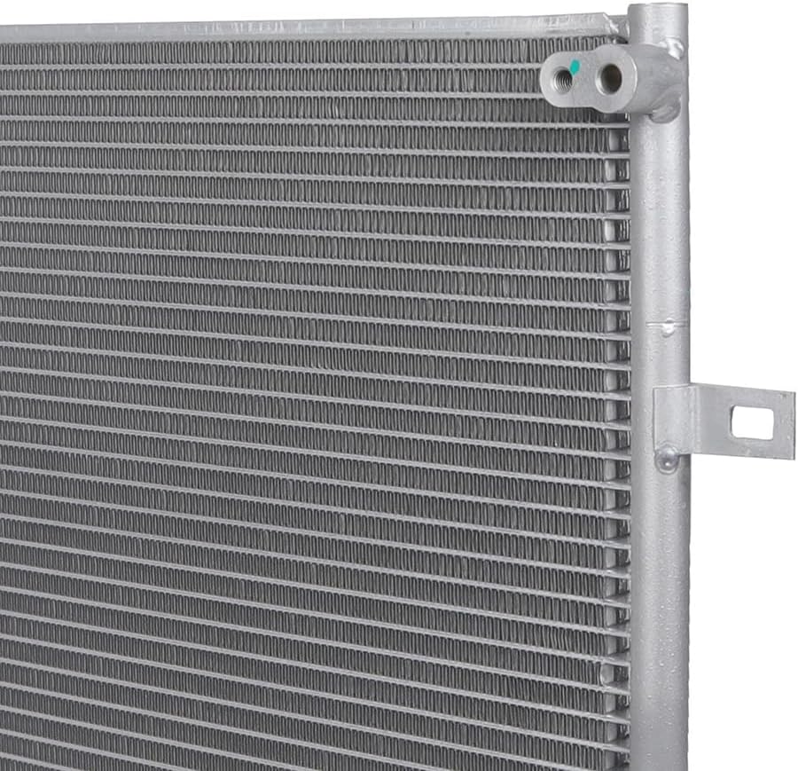 AC Condenser Compatible with 2014-2018 Jeep Cherokee Latitude/Sport/Limited/Trailhawk 4-Door – Radiator Cooling Fan Assembly, Replacement 4361, 52014775AB, CH3030251