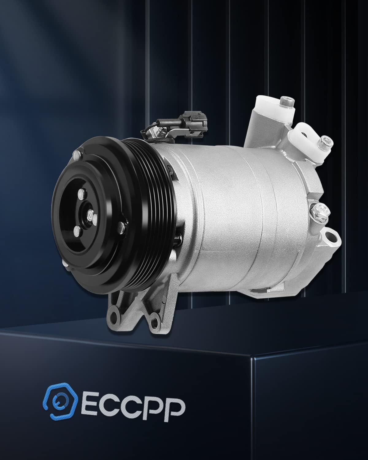 AC Compressor with Clutch | Compatible with Nissan Altima 2002-2006 & Maxima 2004-2008 | 3.5L DKS17D