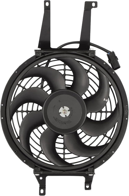 Radiator Cooling Fan Assembly Compatible with 1999-2000 Cadillac Escalade, 1992-1994 & 1988-1999 Chevrolet Blazer, 1992-1999 Chevrolet C1500 (Replaces 158686)
