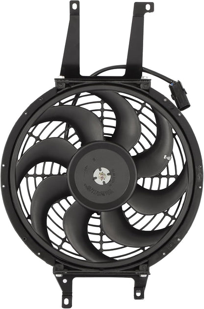Radiator Cooling Fan Assembly Compatible with 1999-2000 Cadillac Escalade, 1992-1994 & 1988-1999 Chevrolet Blazer, 1992-1999 Chevrolet C1500 (Replaces 158686)