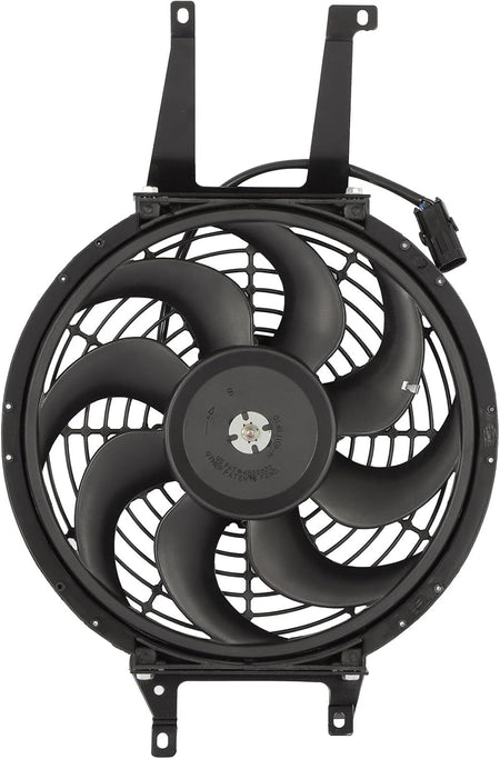 Radiator Cooling Fan Assembly Compatible with 1999-2000 Cadillac Escalade, 1992-1994 & 1988-1999 Chevrolet Blazer, 1992-1999 Chevrolet C1500 (Replaces 158686) - KUDUPARTS