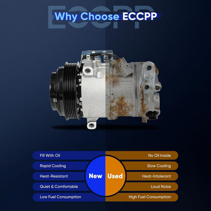 AC Compressor with Clutch – Compatible with Dodge Dart 2.0L (2013-2016)