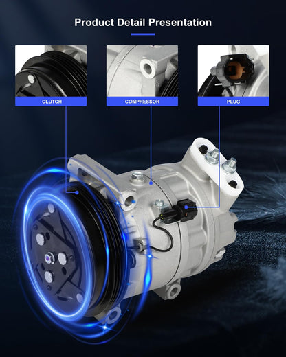 AC Compressor Fast Cooling – Compatible with Nissan 350Z 3.5L (2003-2006)