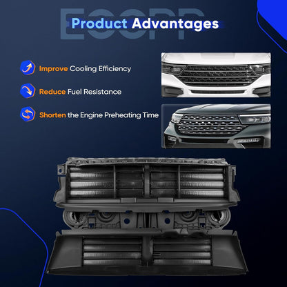 2017 Ford Escape SE 2.0L & Titanium 1.5L Active Grille Shutter Radiator Control Assembly (Without Motor)
