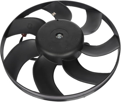 Radiator Cooling Fan Assembly Compatible with 2006-2013 Audi A3, 2009-2015 A3 Quattro, 2005-2010 TT Quattro - Replaces 34155006000, 621460, FA70776, 1K0121205AB, 1K0121205AB9B9