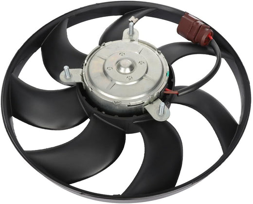 Radiator Cooling Fan Assembly Compatible with 2006-2013 Audi A3, 2009-2015 A3 Quattro, 2005-2010 TT Quattro - Replaces 34155006000, 621460, FA70776, 1K0121205AB, 1K0121205AB9B9 - KUDUPARTS