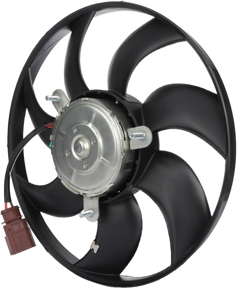 Radiator Cooling Fan Assembly Compatible with 2006-2013 Audi A3, 2009-2015 A3 Quattro, 2005-2010 TT Quattro - Replaces 34155006000, 621460, FA70776, 1K0121205AB, 1K0121205AB9B9