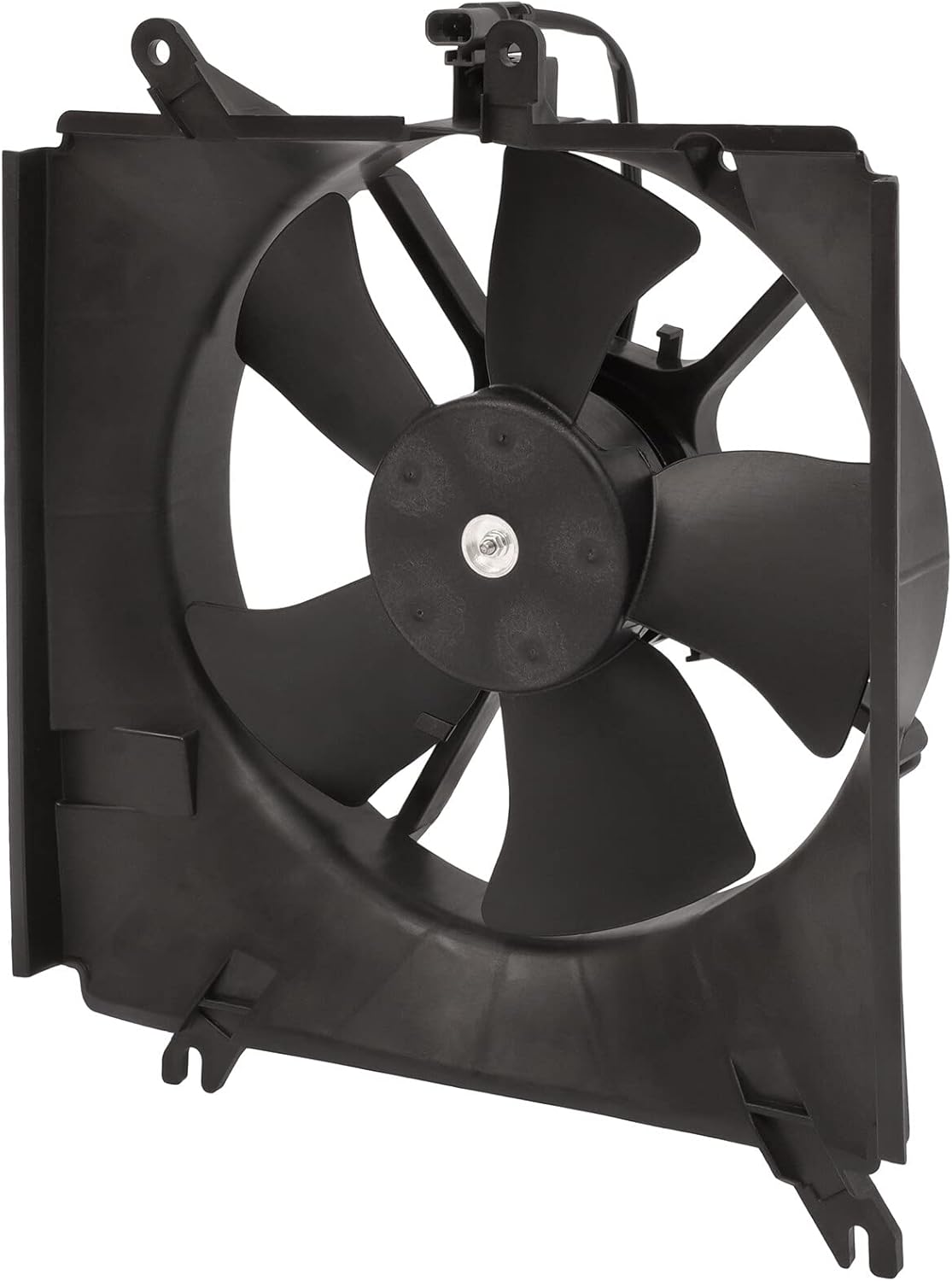 Radiator Cooling Fan Assembly Compatible with 2003-2005 Kia Rio (601160) - KUDUPARTS