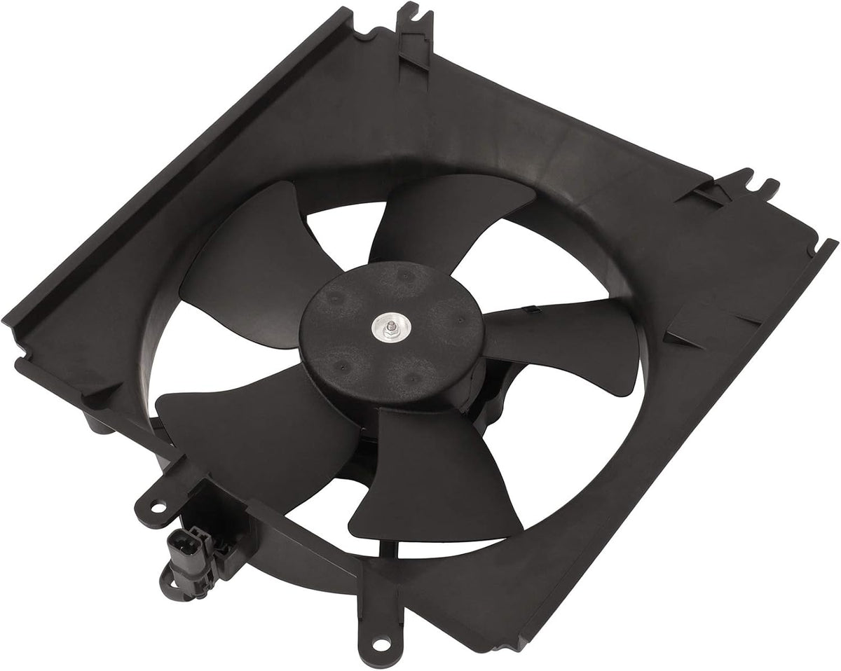 Radiator Cooling Fan Assembly Compatible with 2003-2005 Kia Rio (601160) - KUDUPARTS