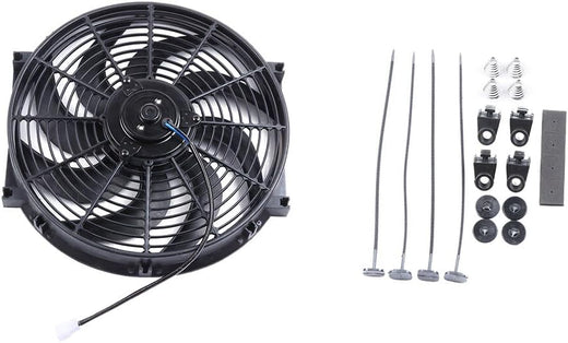 14-Inch Universal Radiator Cooling Fan Assembly – Easy Installation - KUDUPARTS