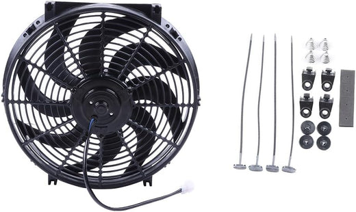 14-Inch Universal Radiator Cooling Fan Assembly – Easy Installation - KUDUPARTS