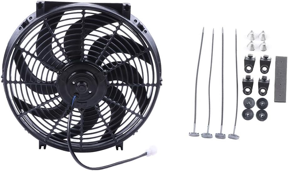 14-Inch Universal Radiator Cooling Fan Assembly – Easy Installation - KUDUPARTS