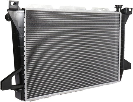 1451 Radiator Compatible with Ford Bronco 5.0L 1986-1994, F-150 3.8L/4.9L/5.0L/5.8L 1985-1996 - KUDUPARTS