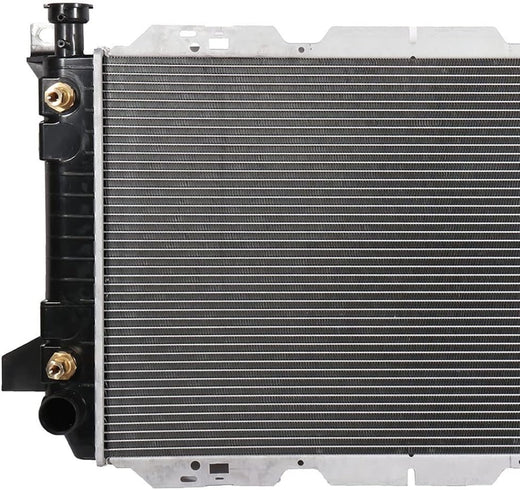 1451 Radiator Compatible with Ford Bronco 5.0L 1986-1994, F-150 3.8L/4.9L/5.0L/5.8L 1985-1996 - KUDUPARTS