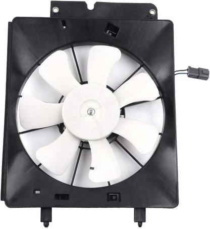 Radiator Condenser Cooling Fan Assembly Replacement Compatible with 2003-2006 Honda CR-V & Element 2.4L