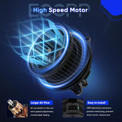 AC Blower Motor Compatible with 2015-2023 Ford Transit-150/250/350, Transit-350 HD, & 2022-2023 E-Transit – HVAC Heater Blower Motor Replacement (700359)