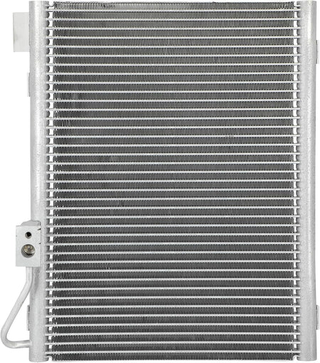 AC Condenser Compatible with 2002-2008 Dodge Ram 1500 & 2003-2008 Ram 2500 – Radiator Cooling Fan Assembly, Replacement for 4984, 4984C, CN 4984PFC, CN4984PFC, 7-4984 - KUDUPARTS