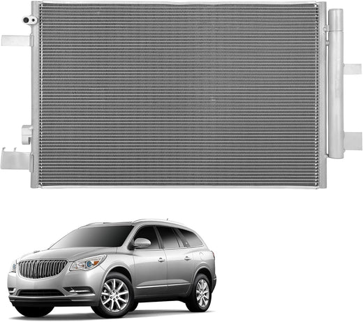 AC Condenser Compatible with 2018-2019 Subaru Crosstrek & 2017-2020 Subaru Impreza – Radiator Cooling Fan Assembly, Replacement 30065 - KUDUPARTS