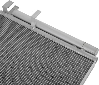 AC Condenser Compatible with 2020-2022 Kia Sportage & 2019-2021 Hyundai Tucson, Radiator Cooling Fan Assembly, Replacement 30141, 97606D3820