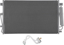 AC Condenser Compatible with 2011-2016 Nissan Altima & 2016-2017 Maxima | Radiator Cooling Fan Assembly | Replacement 4128, 4128C, CN 4128PFC, CN4128PFC, 940672