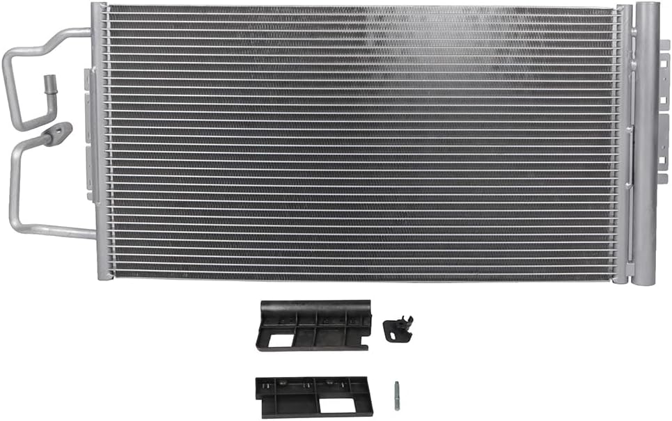 AC Condenser Compatible with 2014-2016 Chevrolet Impala Limited & 2006-2013 Impala – Radiator Cooling Fan Assembly, Replacement 3474, 23287351, 89018842, GM3030268