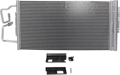 AC Condenser Compatible with 2014-2016 Chevrolet Impala Limited & 2006-2013 Impala – Radiator Cooling Fan Assembly, Replacement 3474, 23287351, 89018842, GM3030268