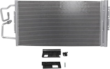 AC Condenser Compatible with 2014-2016 Chevrolet Impala Limited & 2006-2013 Impala – Radiator Cooling Fan Assembly, Replacement 3474, 23287351, 89018842, GM3030268 - KUDUPARTS