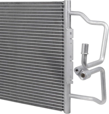 AC Condenser Compatible with 2014-2016 Chevrolet Impala Limited & 2006-2013 Impala – Radiator Cooling Fan Assembly, Replacement 3474, 23287351, 89018842, GM3030268