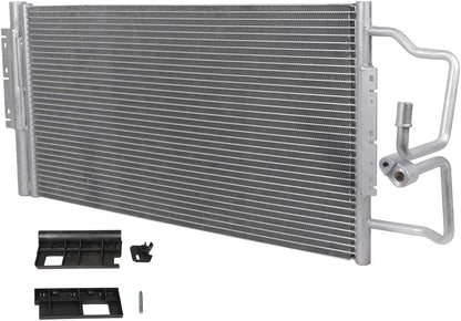 AC Condenser Compatible with 2014-2016 Chevrolet Impala Limited & 2006-2013 Impala – Radiator Cooling Fan Assembly, Replacement 3474, 23287351, 89018842, GM3030268