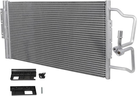 AC Condenser Compatible with 2014-2016 Chevrolet Impala Limited & 2006-2013 Impala – Radiator Cooling Fan Assembly, Replacement 3474, 23287351, 89018842, GM3030268 - KUDUPARTS
