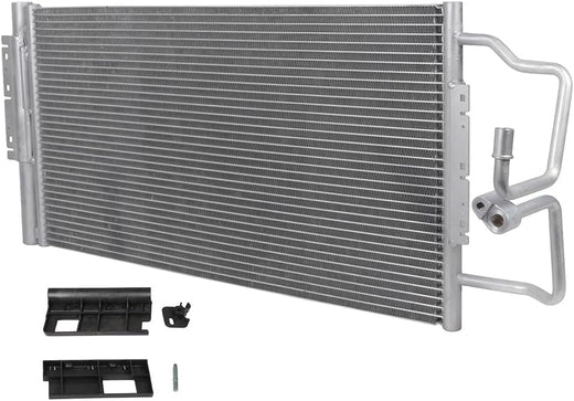 AC Condenser Compatible with 2014-2016 Chevrolet Impala Limited & 2006-2013 Impala – Radiator Cooling Fan Assembly, Replacement 3474, 23287351, 89018842, GM3030268 - KUDUPARTS