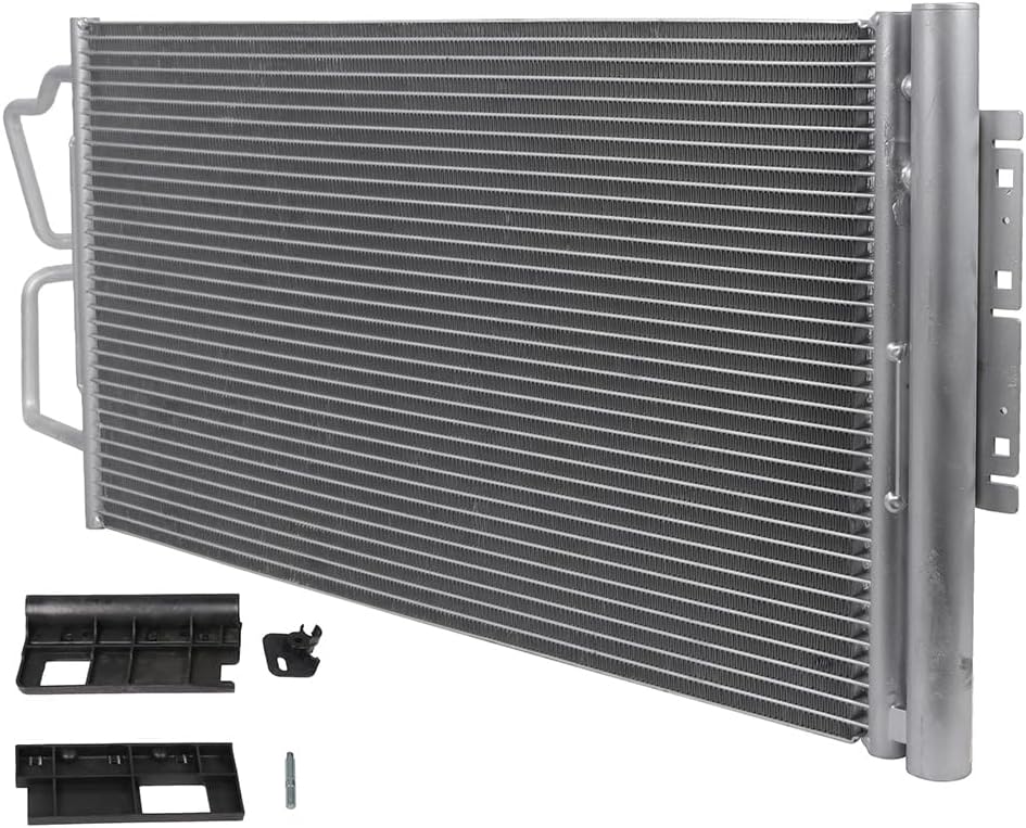 AC Condenser Compatible with 2014-2016 Chevrolet Impala Limited & 2006-2013 Impala – Radiator Cooling Fan Assembly, Replacement 3474, 23287351, 89018842, GM3030268 - KUDUPARTS