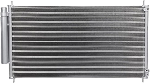 AC Condenser Compatible with 2012-2015 Honda Civic DX/EX/EX-L/HF/LX Sedan 4-Door, Radiator Cooling Fan Assembly, Replacement 3976, 3976C, CN 3976PFC, CN3976PFC, 7-3976 - KUDUPARTS
