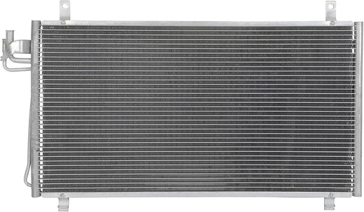 AC Condenser Compatible with 2003-2007 Infiniti G35 Base Coupe 2-Door & Sedan 4-Door – Radiator Cooling Fan Assembly, Replacement 92100AL570, 4704 - KUDUPARTS