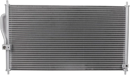 AC Condenser Compatible with 1994-2001 Acura Integra & 1997-2001 Honda CR-V | Radiator Cooling Fan Assembly | Replacement 4801, 80110ST7A21, 80110S10003, 80110ST7003, 80110SP7A21