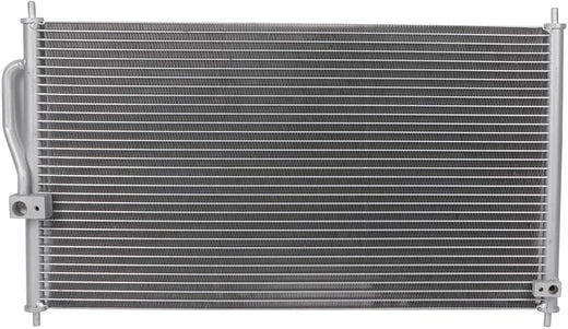 AC Condenser Compatible with 1994-2001 Acura Integra & 1997-2001 Honda CR-V | Radiator Cooling Fan Assembly | Replacement 4801, 80110ST7A21, 80110S10003, 80110ST7003, 80110SP7A21 - KUDUPARTS