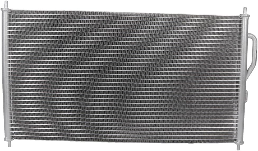 AC Condenser Compatible with 1994-2001 Acura Integra & 1997-2001 Honda CR-V | Radiator Cooling Fan Assembly | Replacement 4801, 80110ST7A21, 80110S10003, 80110ST7003, 80110SP7A21 - KUDUPARTS