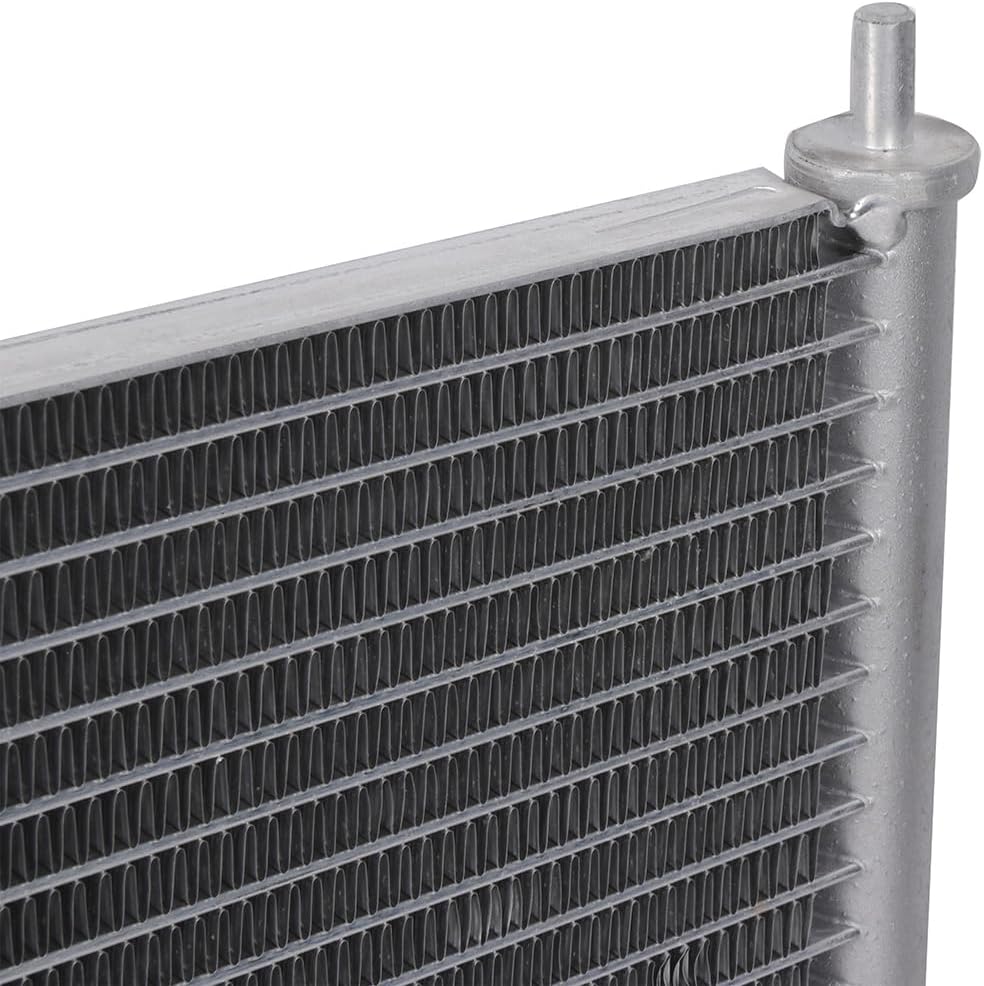 AC Condenser Compatible with 1994-2001 Acura Integra & 1997-2001 Honda CR-V | Radiator Cooling Fan Assembly | Replacement 4801, 80110ST7A21, 80110S10003, 80110ST7003, 80110SP7A21