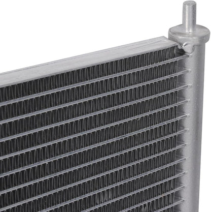 AC Condenser Compatible with 1994-2001 Acura Integra & 1997-2001 Honda CR-V | Radiator Cooling Fan Assembly | Replacement 4801, 80110ST7A21, 80110S10003, 80110ST7003, 80110SP7A21