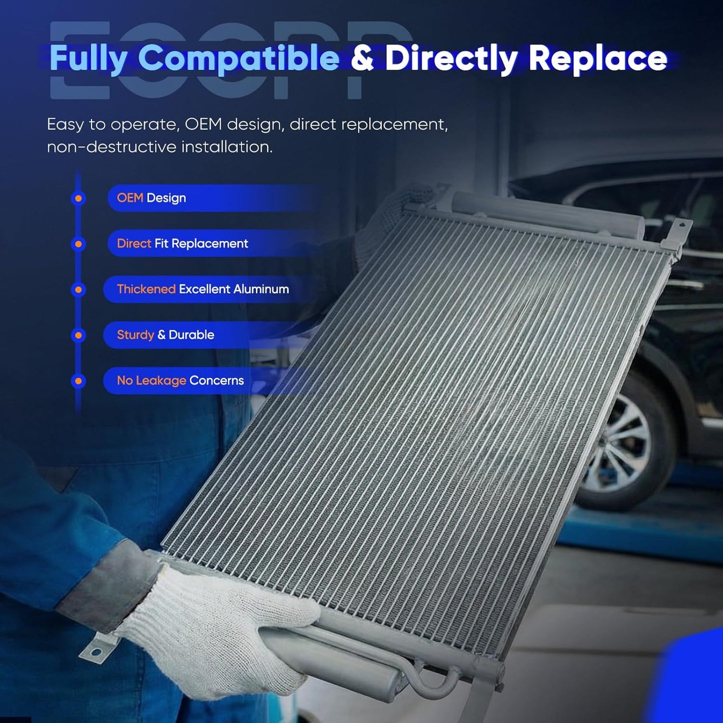 2009-2014 Ford F-150 & 2007-2014 Expedition A/C Condenser – Replaces 3618 Air Conditioning Condenser