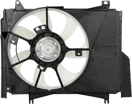4331 A/C Condenser Cooling Fan Assembly Compatible with 2014-2015 Mitsubishi Mirage - KUDUPARTS