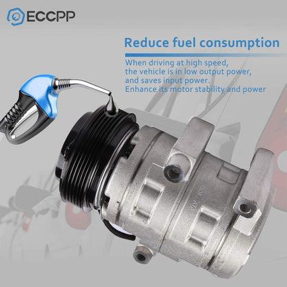 AC Compressor with Clutch Compatible with Ford Escape, Mazda Tribute, Mercury Mariner 2.3L 2.5L (2008-2012)
