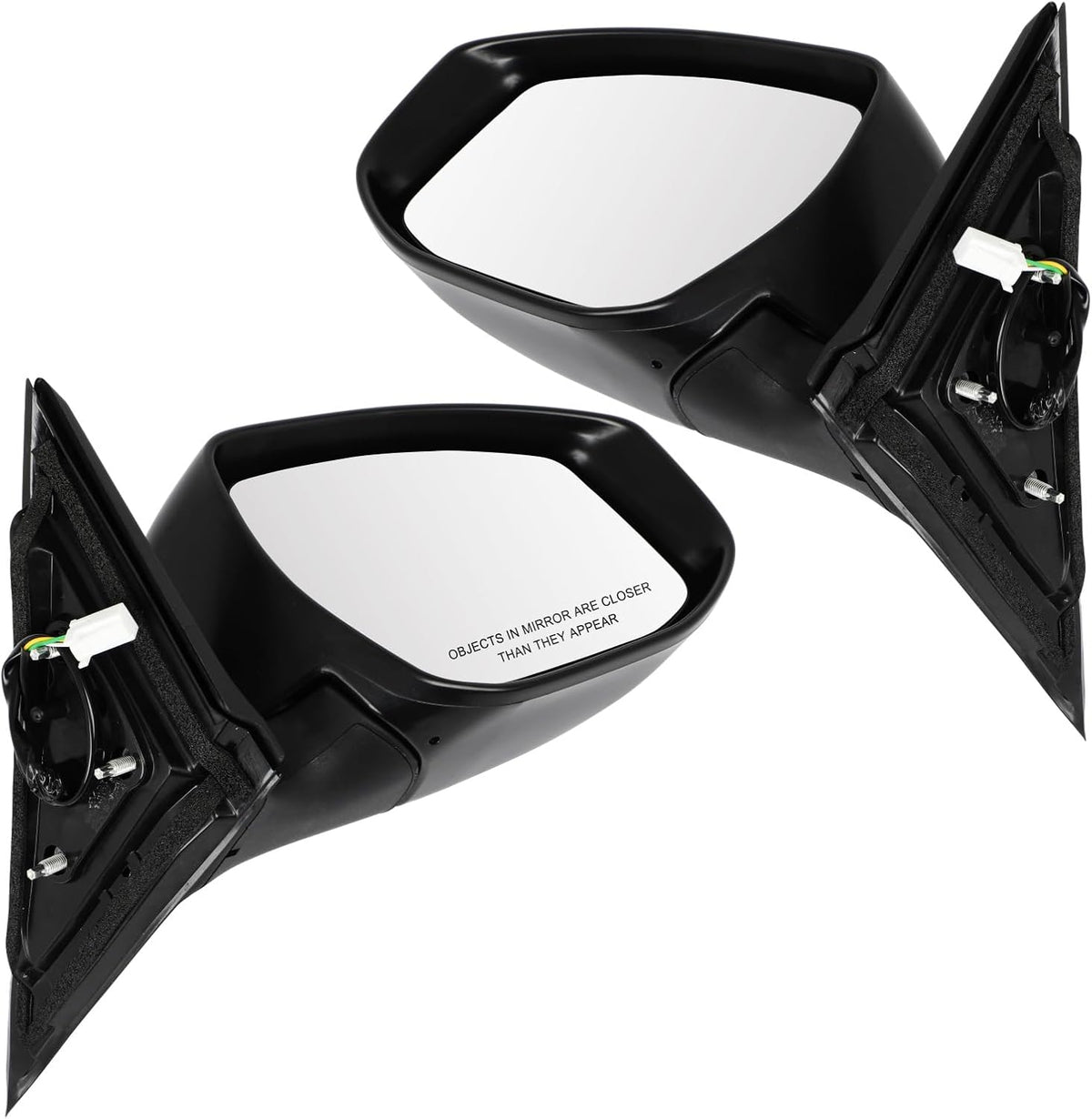 2013-2018 Nissan Altima Exterior Mirrors - Driver & Passenger Side (963023TH0A-PFM, 963013TH0A-PFM) - KUDUPARTS