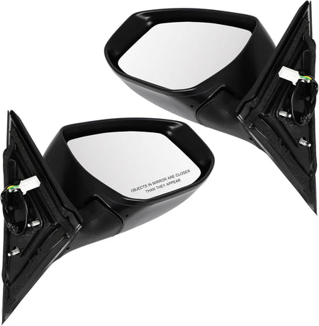 2013-2018 Nissan Altima Exterior Mirrors - Driver & Passenger Side (963023TH0A-PFM, 963013TH0A-PFM) - KUDUPARTS