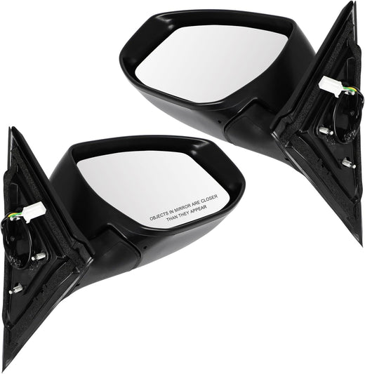 2013-2018 Nissan Altima Exterior Mirrors - Driver & Passenger Side (963023TH0A-PFM, 963013TH0A-PFM) - KUDUPARTS