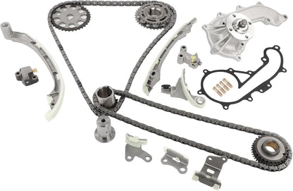 Engine Timing Chain Kit Compatible with 2005-2015 Toyota Tacoma & 2010 Toyota 4Runner – OE 13063-75011, 13506-75070